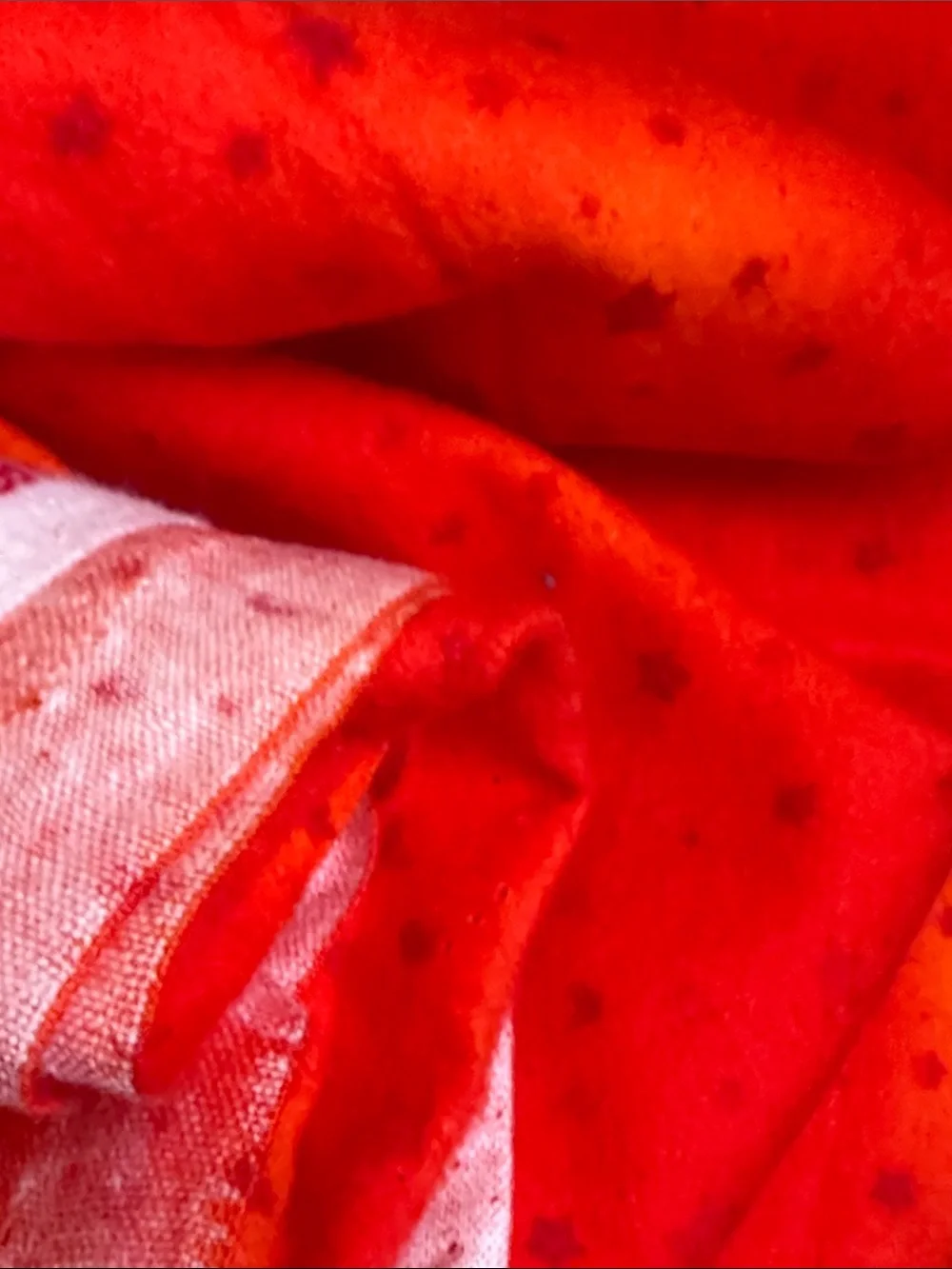 Orange Cotton Flannel Fabric 5 Yards South Sea Imports
